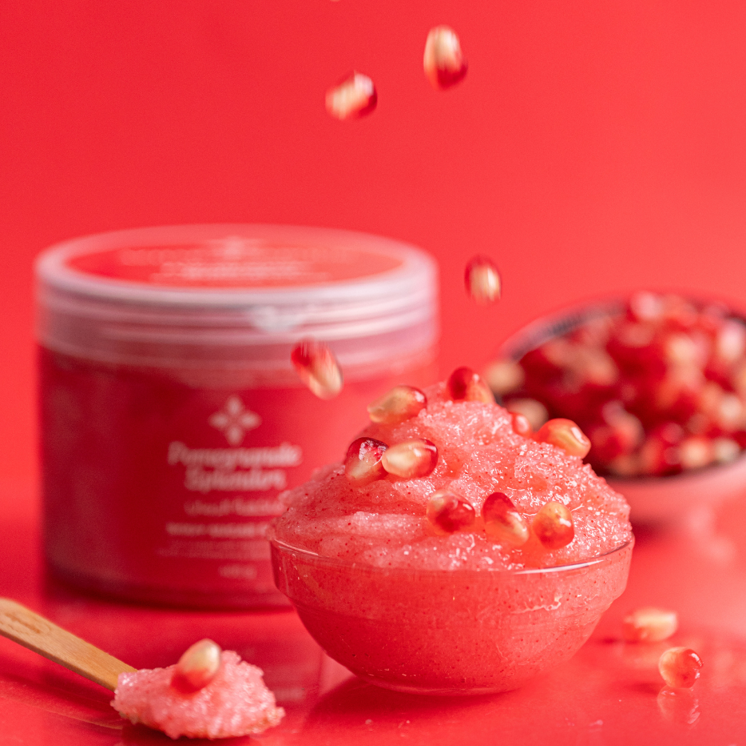 سنفرة الجسم فاكهة الرمان 400 جرام