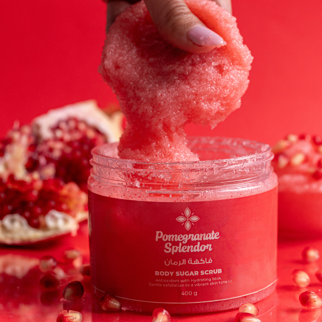 سنفرة الجسم فاكهة الرمان 400 جرام