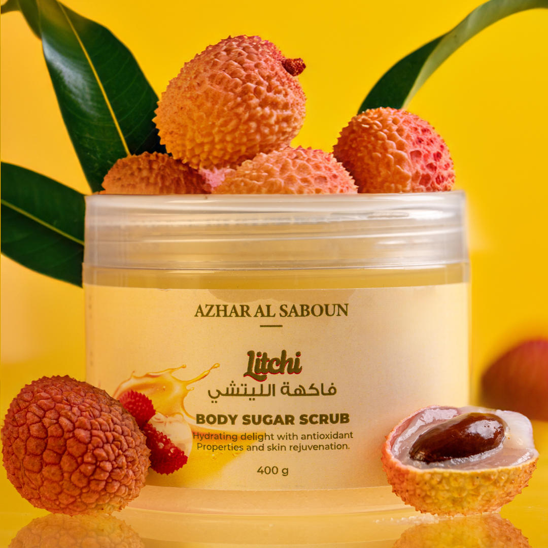 Litchi Body Sugar Scrub 400g